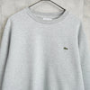 灰色 Lacoste 徽标运动衫