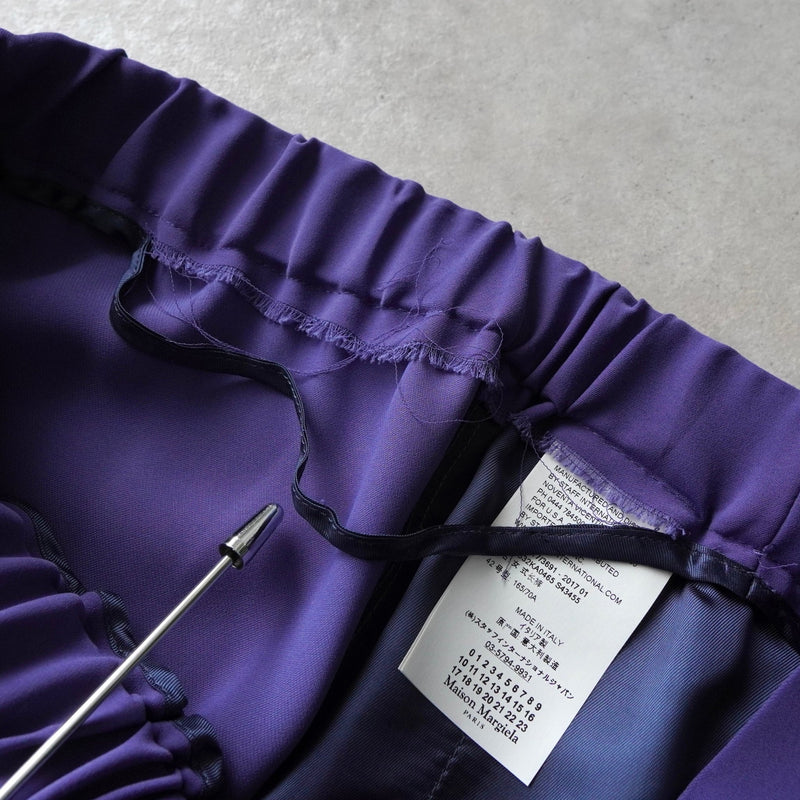 エムエムシックス メゾンマルジェラ イージー スラックス パープル レディース - NEWSED