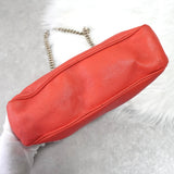 グッチ ソーホー レザー フリンジ チェーンショルダーバッグ ピンク - NEWSED