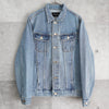 Anderson Bell Back Print Denim Jacket Blue