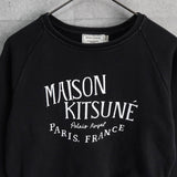 メゾン キツネ ロゴ スウェット レディース ブラック - NEWSED