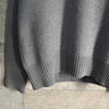 アミパリ アミ パリス ハートロゴ ニット グレー