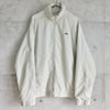 ラコステ バックロゴ ブルゾン ナイロンジャケット ロゴパッチ オフホワイト