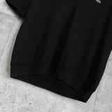 ラコステ ロゴ フライフロント 半袖ポロシャツ ブラック - NEWSED