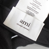 アミパリ アミ パリス ハートロゴ キャップ ブラック - NEWSED