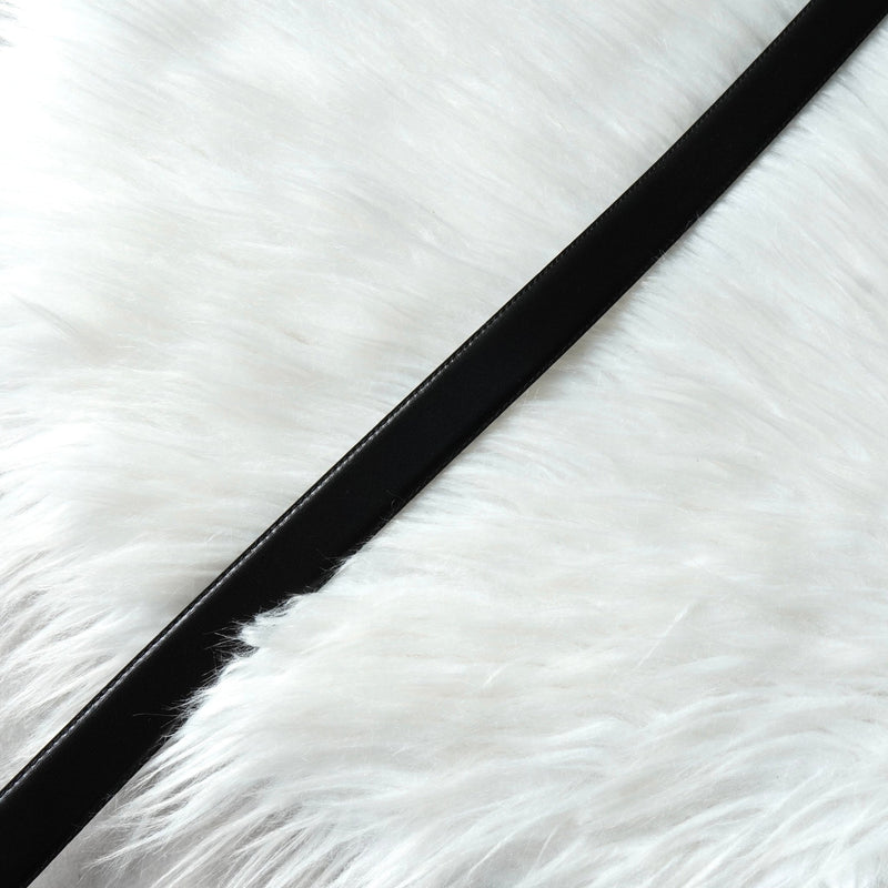 セリーヌ ヴィンテージ サルキー 輪馬車 レザー ベルト ブラック / ゴールド - NEWSED