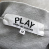 Play Comme des Garçons 灰色心形徽标短袖 Polo 衫