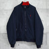 ポロ バイ ラルフローレン 中綿ジャケット ブルゾン フリース裏地 ネイビー