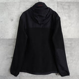 ポロ ラルフローレン ナイロン切り替え フリースジャケット ブラック - NEWSED