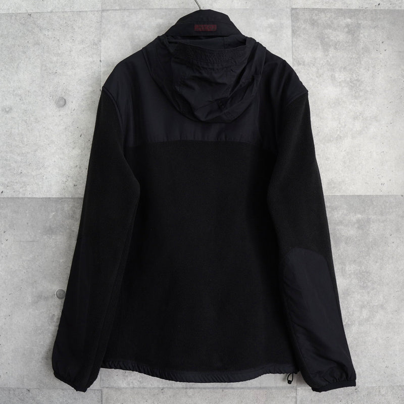 ポロ ラルフローレン ナイロン切り替え フリースジャケット ブラック - NEWSED