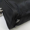 Prada Tessuto Pocono Nylon Triangle Logo Handbag in Black