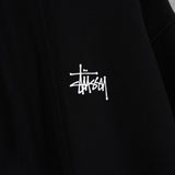 ステューシー ロゴ パーカー ブラック - NEWSED