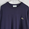 Lacoste 复古针织衬裙配徽标贴片 海军蓝