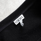 ロエベ アナグラム 刺繍 スウェット ブラック - NEWSED