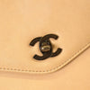 Chanel Coco Mark Lambskin Chain Tote Bag in Beige