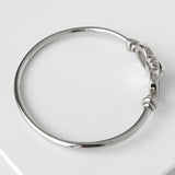 サルバトーレ フェラガモ ガンチーニ バングル シルバー 箱付き - NEWSED