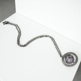 ヴィヴィアン ウエストウッド オーナメンタルタイニーオーブ ラインストーン シルバー ネックレス - NEWSED