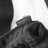 プラダ ポコノ テスート ナイロン 巾着バッグ ショルダーバッグ 三角プレート トライアングルロゴ ブラック - NEWSED