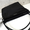 Prada 三角形徽标 Tessuto Pocono 尼龙黑色托特包
