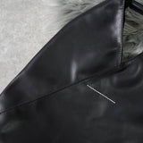 メゾンマルジェラ エムエムシックス レザー ジャパニーズバッグ スモール ブラック - NEWSED