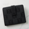 ロエベ アナグラム 二つ折り財布 ブラック