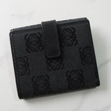 ロエベ アナグラム 二つ折り財布 ブラック - NEWSED