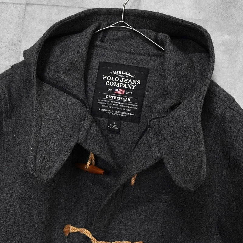 ラルフローレン ダッフルコート ウールコート グレー - NEWSED