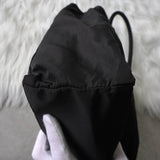 プラダ ポコノ テスート ナイロン ハンドバッグ トライアングルロゴ ブラック - NEWSED