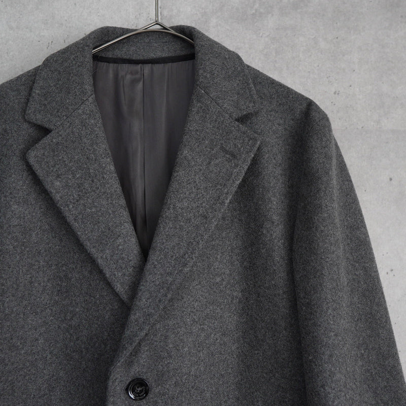マヌエル リッツ シングル チェスターコート グレー - NEWSED