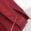 バーバリー ロンドン ロゴ チェック柄 長袖シャツ レッド