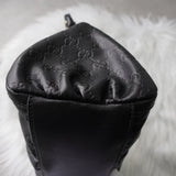 グッチ アビー グッチシマ ワンショルダーバッグ ブラック - NEWSED