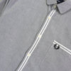 蓝灰色 Fred Perry 徽标刺绣长袖衬衫