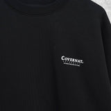 カバーナット ロゴ スウェット ブラック - NEWSED