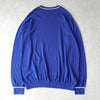 Lacoste logo patch knit in blue