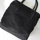 プラダ ポコノ テスート ナイロン レザー トートバッグ ブラック ギャランティーカード付き - NEWSED