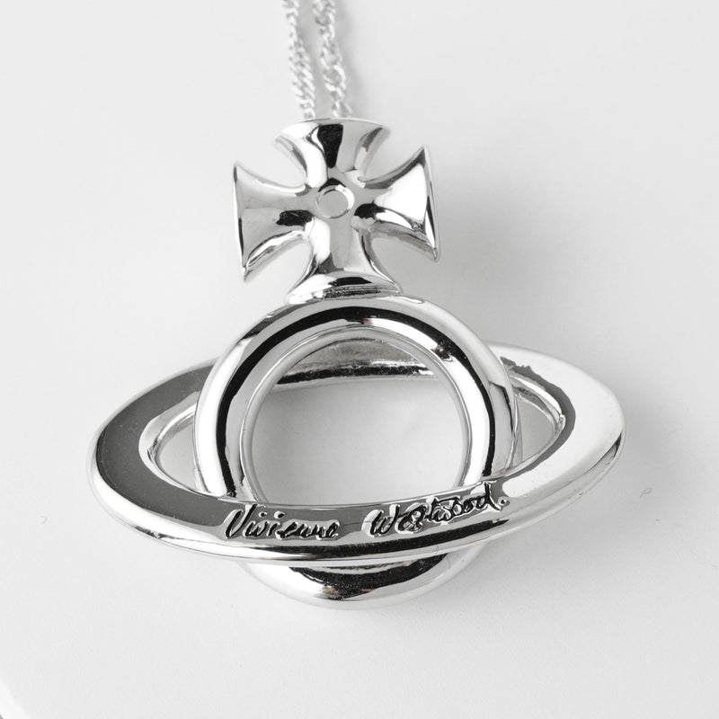 ヴィヴィアン ウエストウッド オーブ シルバー ネックレス - NEWSED