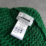 ジルサンダー リネン ニット プルオーバー グリーン タグ付き未使用品 - NEWSED
