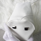 メゾンマルジェラ エムエムシックス レザー ジャパニーズバッグ ショルダーバッグ ホワイト - NEWSED