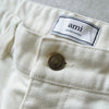 Ami Paris Heavyweight Painted Work Pants, Ivory