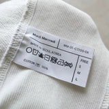 マルディメクルディ フラワー スウェット ホワイト レディース - NEWSED