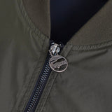 ラコステ リバーシブル ブルゾン ロゴパッチ ブラック/カーキ - NEWSED