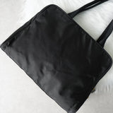 プラダ ポコノ テスート ハンドバッグ トートバッグ トライアングルロゴ ブラック / ゴールド - NEWSED