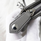 ヴィヴィアン ウエストウッド オーブ レザー ショルダーバッグ ポシェット グレー - NEWSED