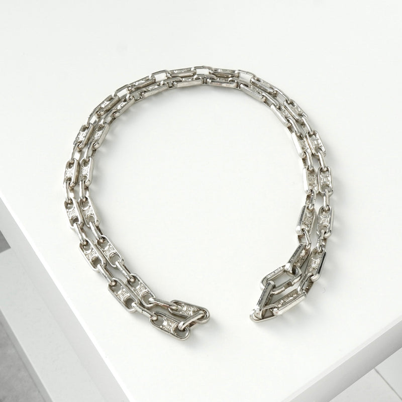 セリーヌ トリオンフ チェーン ネックレス シルバー - NEWSED