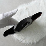 コムデギャルソン ステッチ トートバッグレザー ネイビー / ブラウン - NEWSED