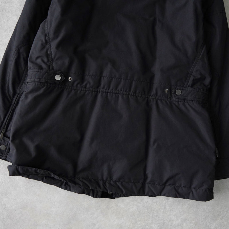 バーバリー ホースロゴ刺繍 ダウンジャケット ブラック - NEWSED