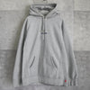 Supreme Metal Logo 灰色连帽衫