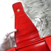 Celine Horsecarriage Sulky 皮革手提包（红色）