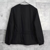 ラコステ ロゴパッチ 中綿 ブルゾン ライナージャケット ブラック