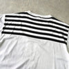 Loewe 女士白色 Anagram 条纹短袖上衣